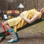 Yanina Šedivá portrét v parku