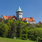 Letná krajina v okolí Smolenického hradu
